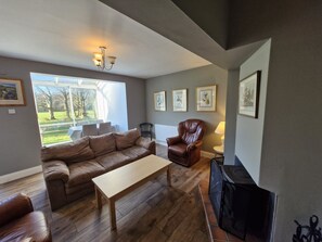 TV connectée, cheminée