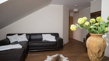 Studio Suite (Suite Penthouse XL) | Living area | TV