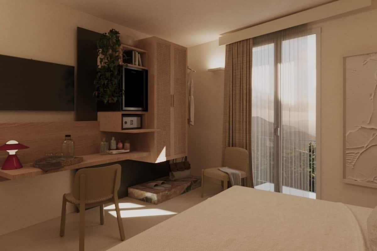 Double Room, Balcony | In-room safe, individually decorated, individually furnished, desk