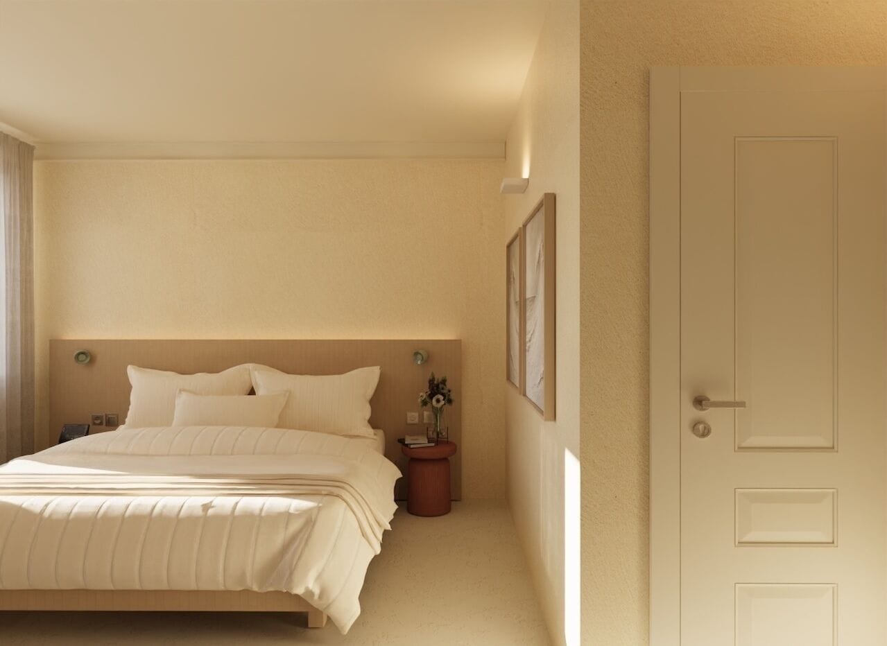 Habitación Confort | Caja fuerte, decoración individual, mobiliario individual y escritorio