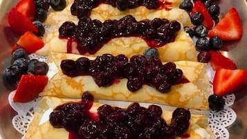 Free daily full breakfast