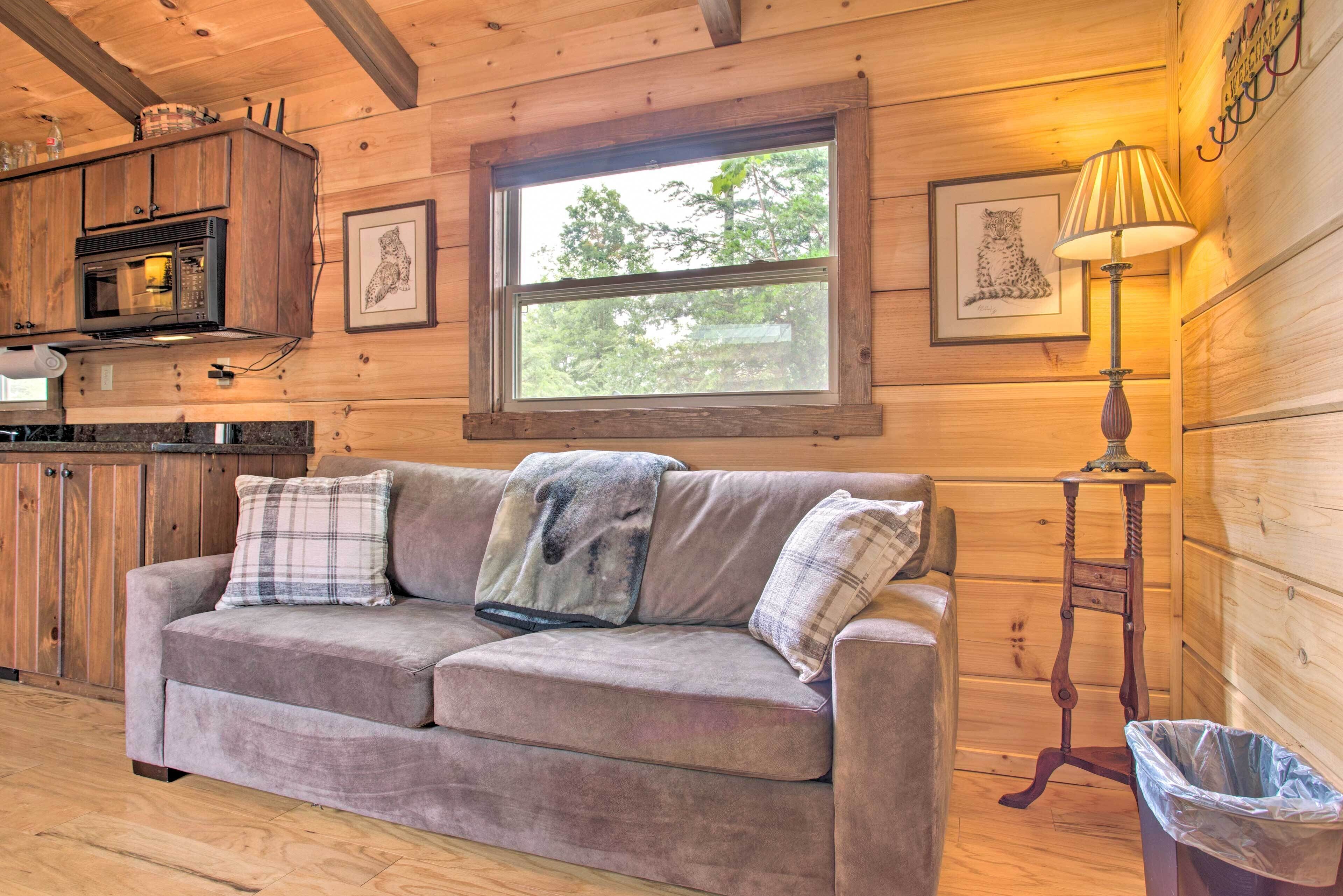 Cabin in Mill Spring Near Parker-Binns Winery