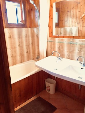 Hair dryer, towels, soap, toilet paper - Charming apartment in chalet (Les Carroz d'Arâches)