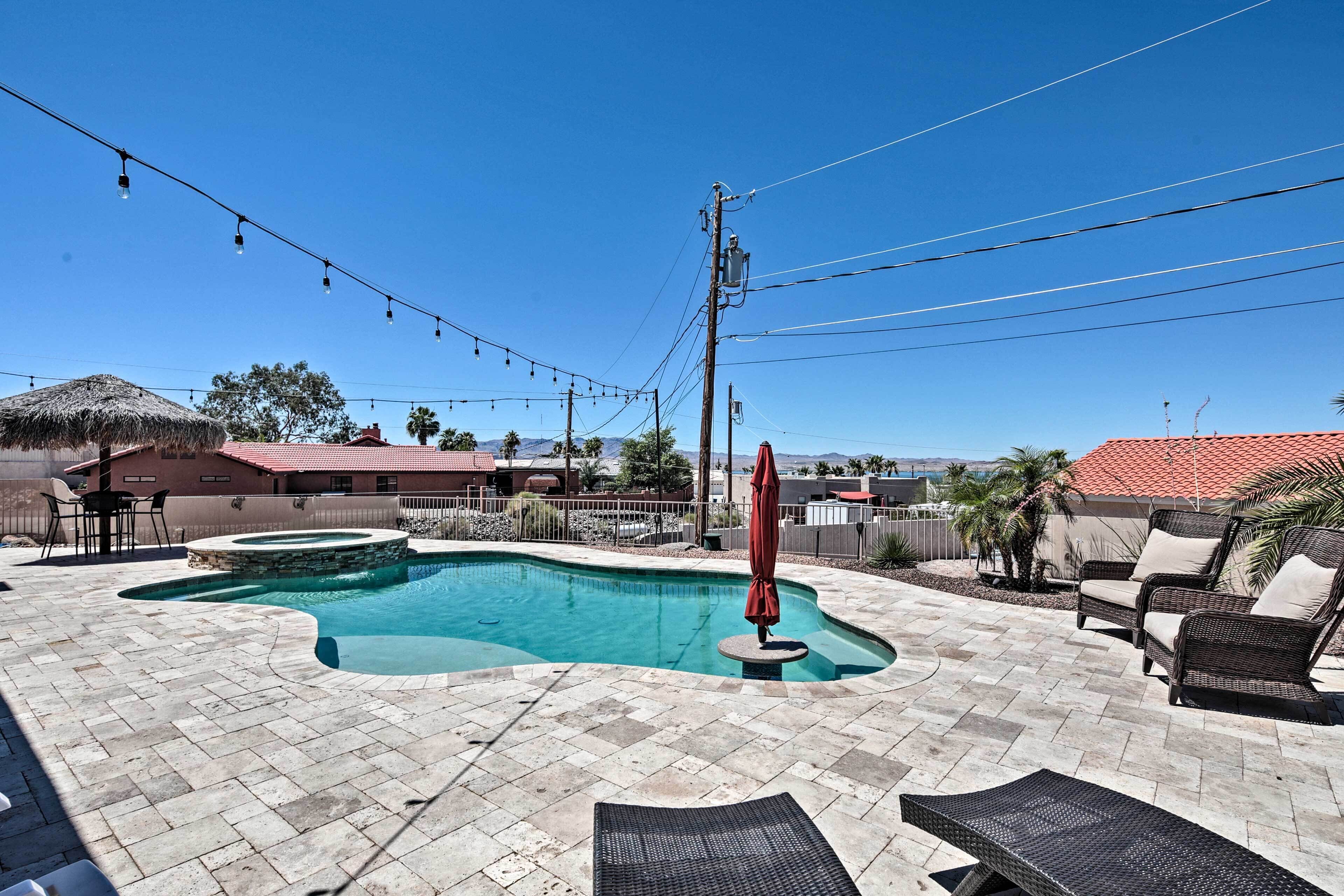 Lake Havasu Home w/Pool, Hot Tub & Lake Views