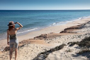 På stranden, liggestole