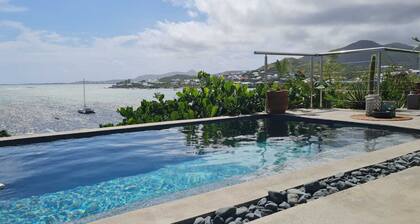 VILLA PINEL BAY VIEW - Villa mit Blick auf das Meer und St. Barth mit Pool und Zugang zum Meer
