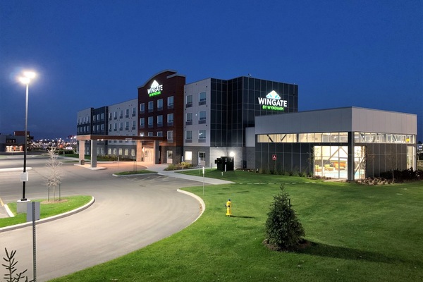 Front of property - evening/night