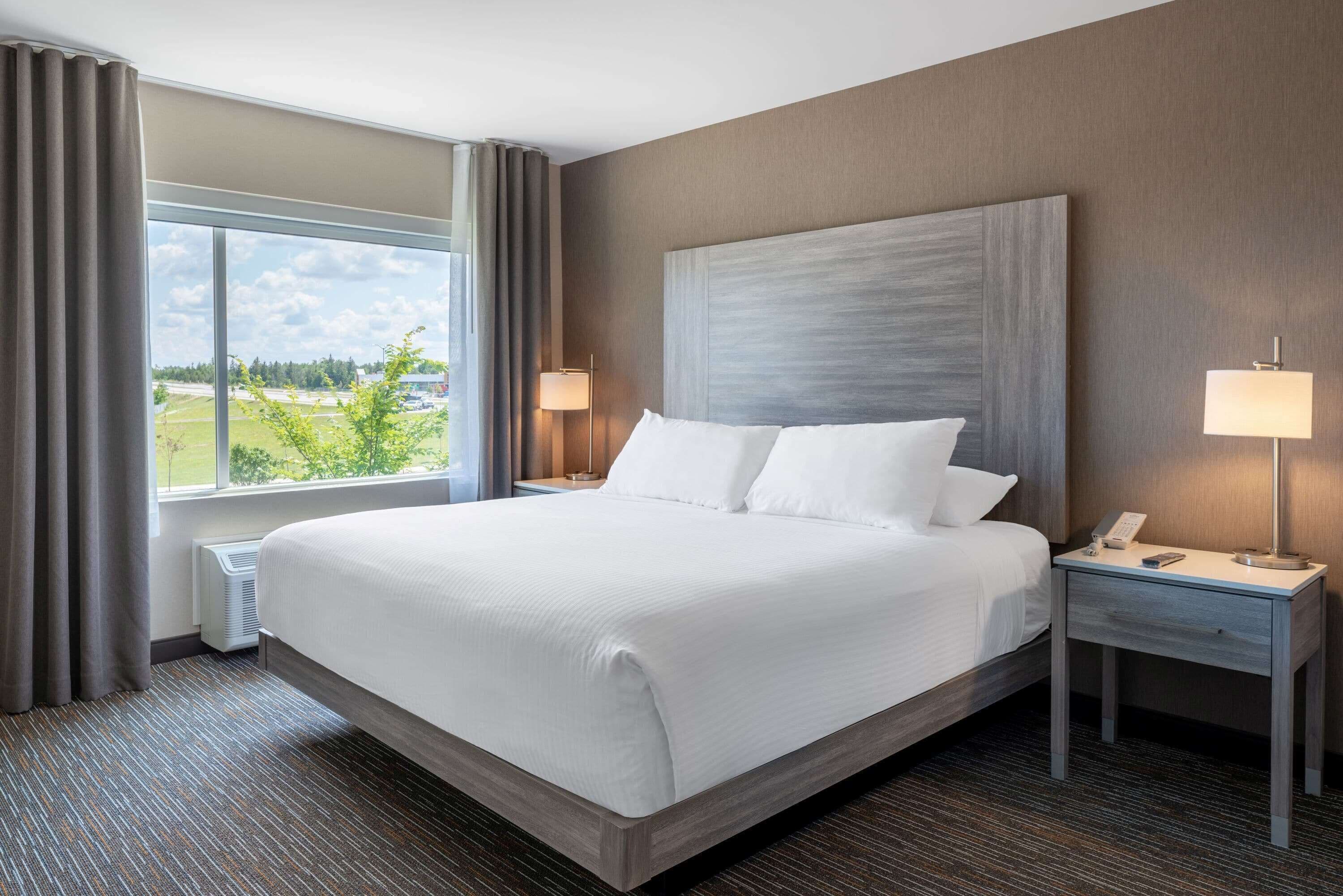 Suite, 1 King Bed with Sofa bed, Non Smoking (Not Pet-Friendly) | Hypo-allergenic bedding, desk, laptop workspace, blackout curtains