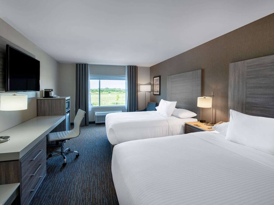 Chambre Deluxe, 2 grands lits, non-fumeurs | Literie hypoallergénique, bureau