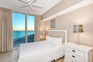 2 bedrooms, iron/ironing board, WiFi, bed sheets - P1-1703 Gorgeous Gulf Views @ Portofino (Pensacola Beach)