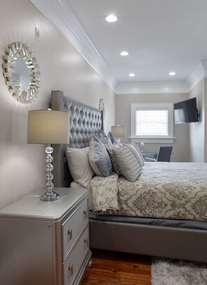 Huoneisto, 1 makuuhuone | Tallelokero huoneessa, yksilöllisesti sisustettu