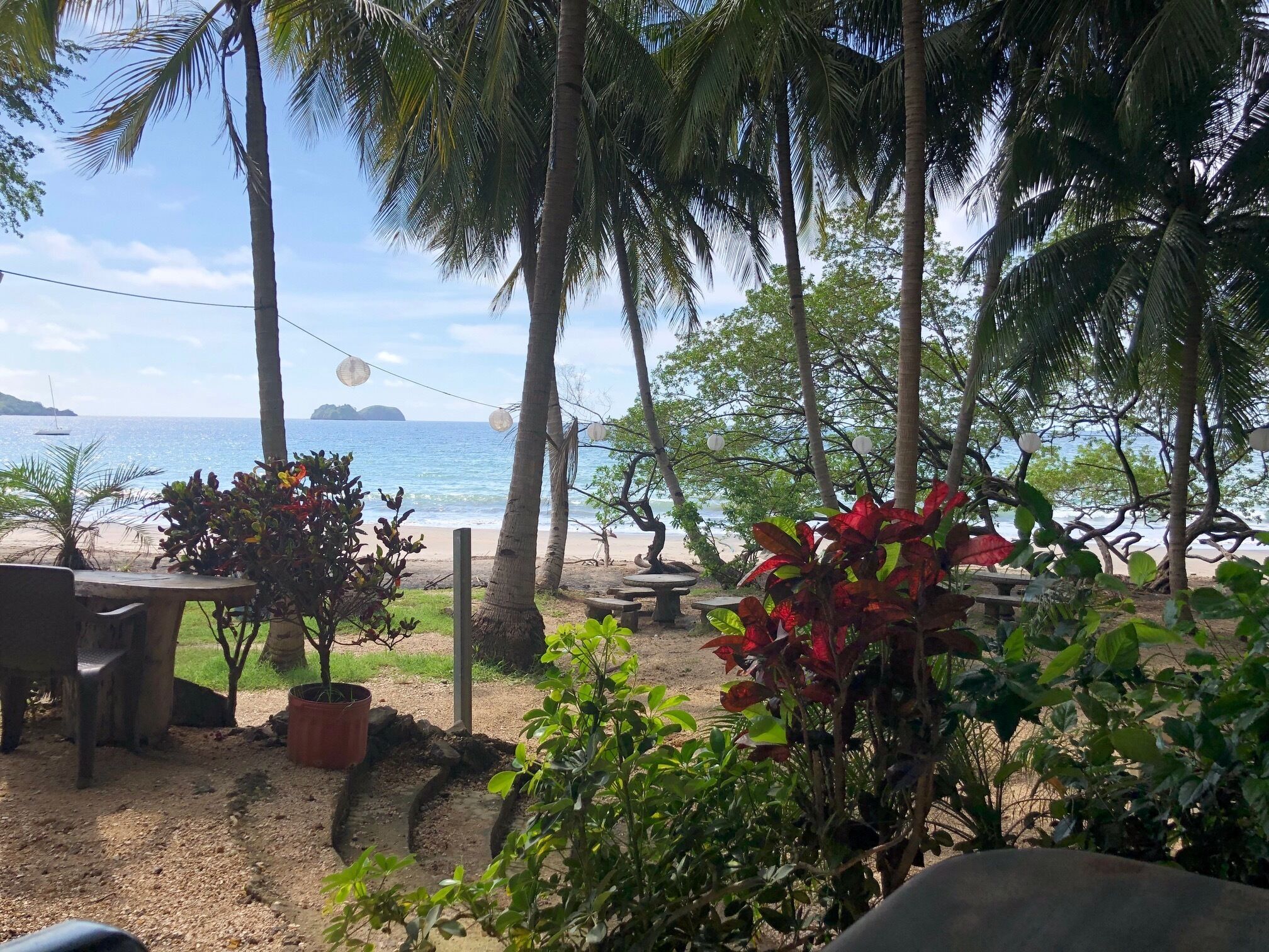 Sun-loungers, beach towels