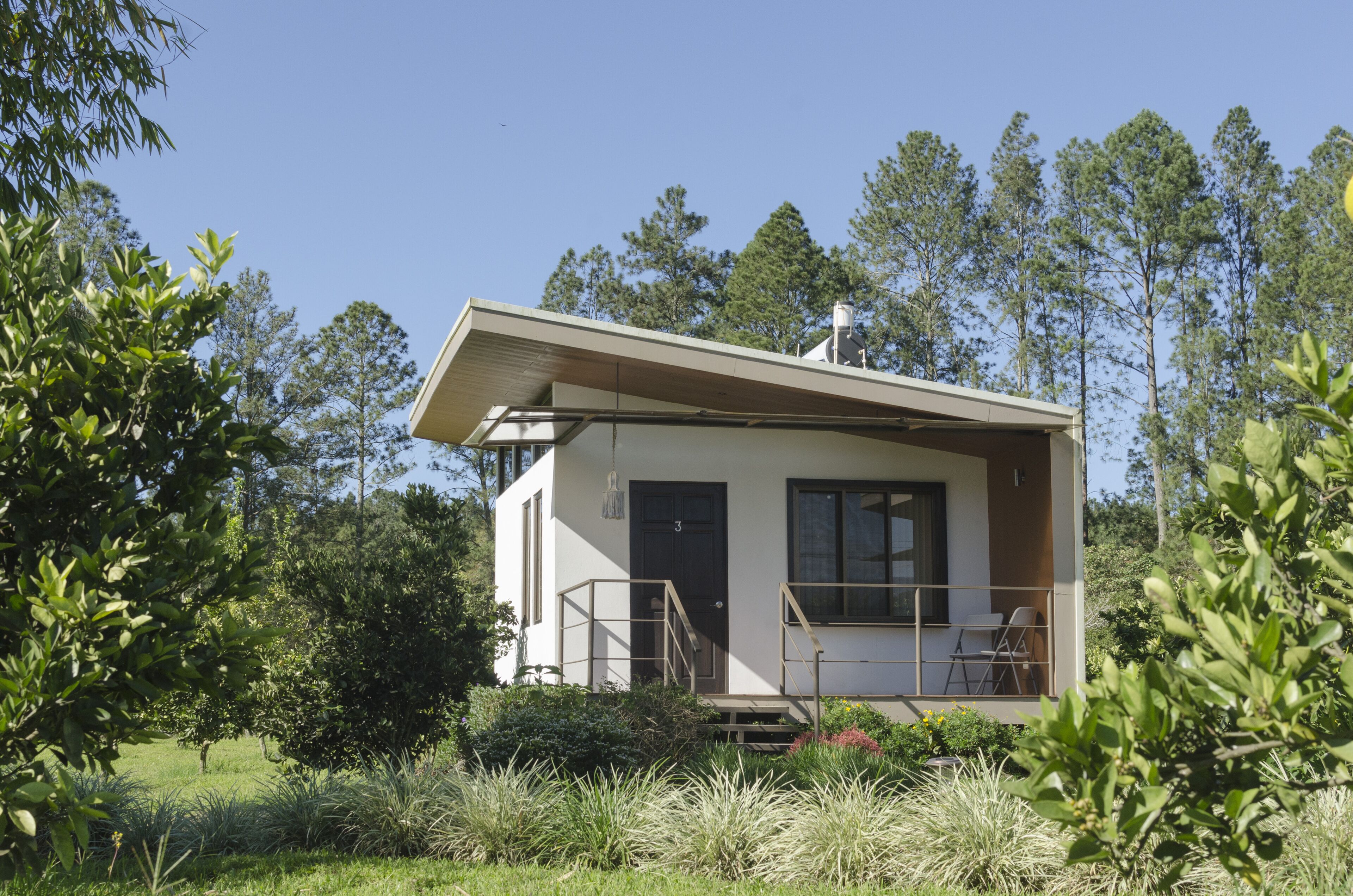 Façade de l’hébergement