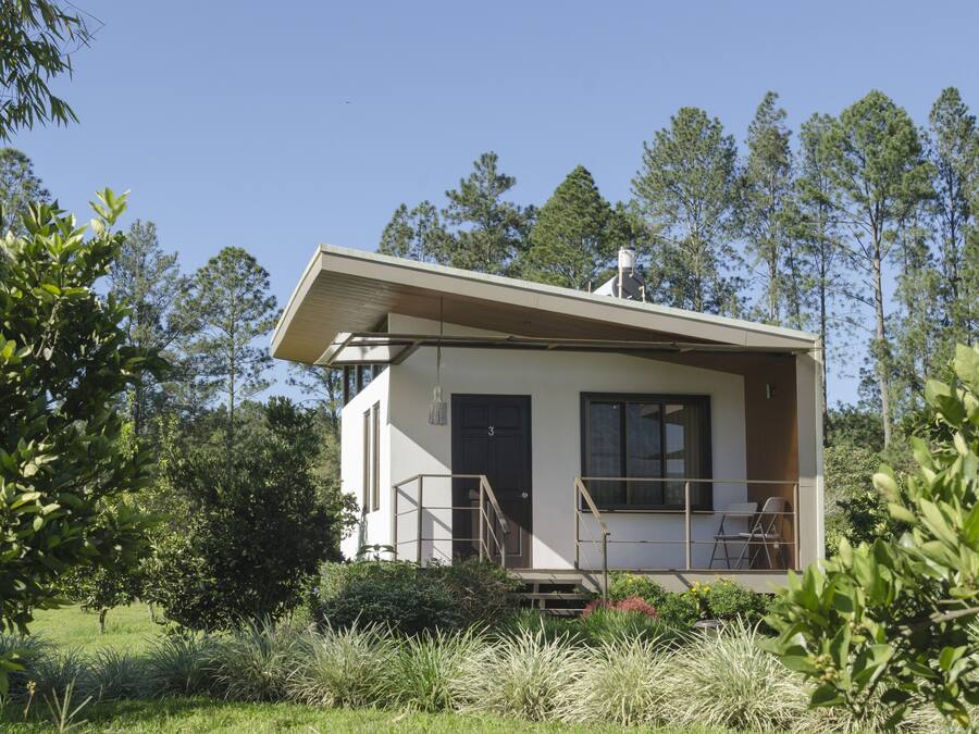 Voorkant van accommodatie