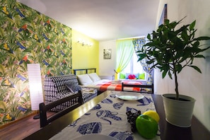 1 bedroom, soundproofing, iron/ironing board, free WiFi