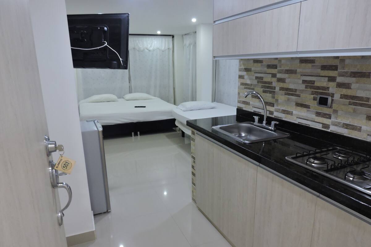 Basic Studio Suite | 2 bedrooms, iron/ironing board, free WiFi, bed sheets