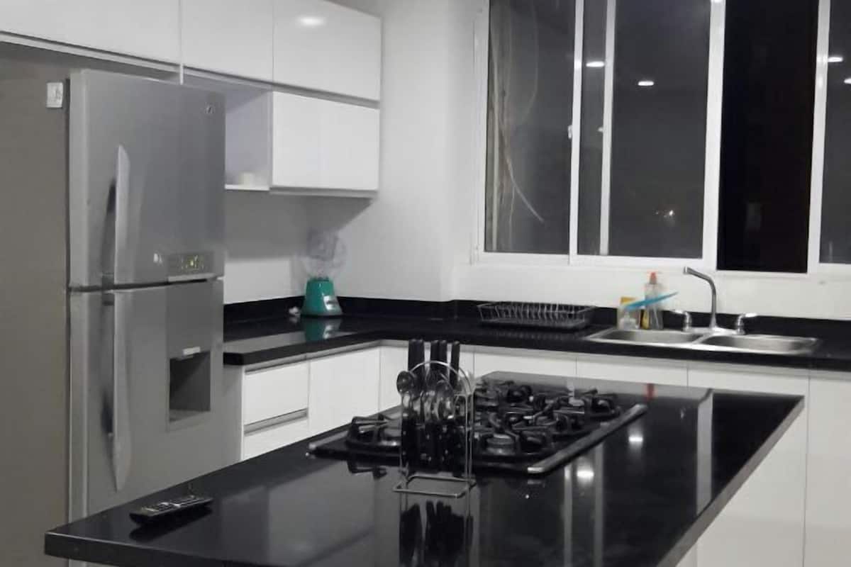 Family Apartment | Living area | 42-inch LCD TV with cable channels, TV