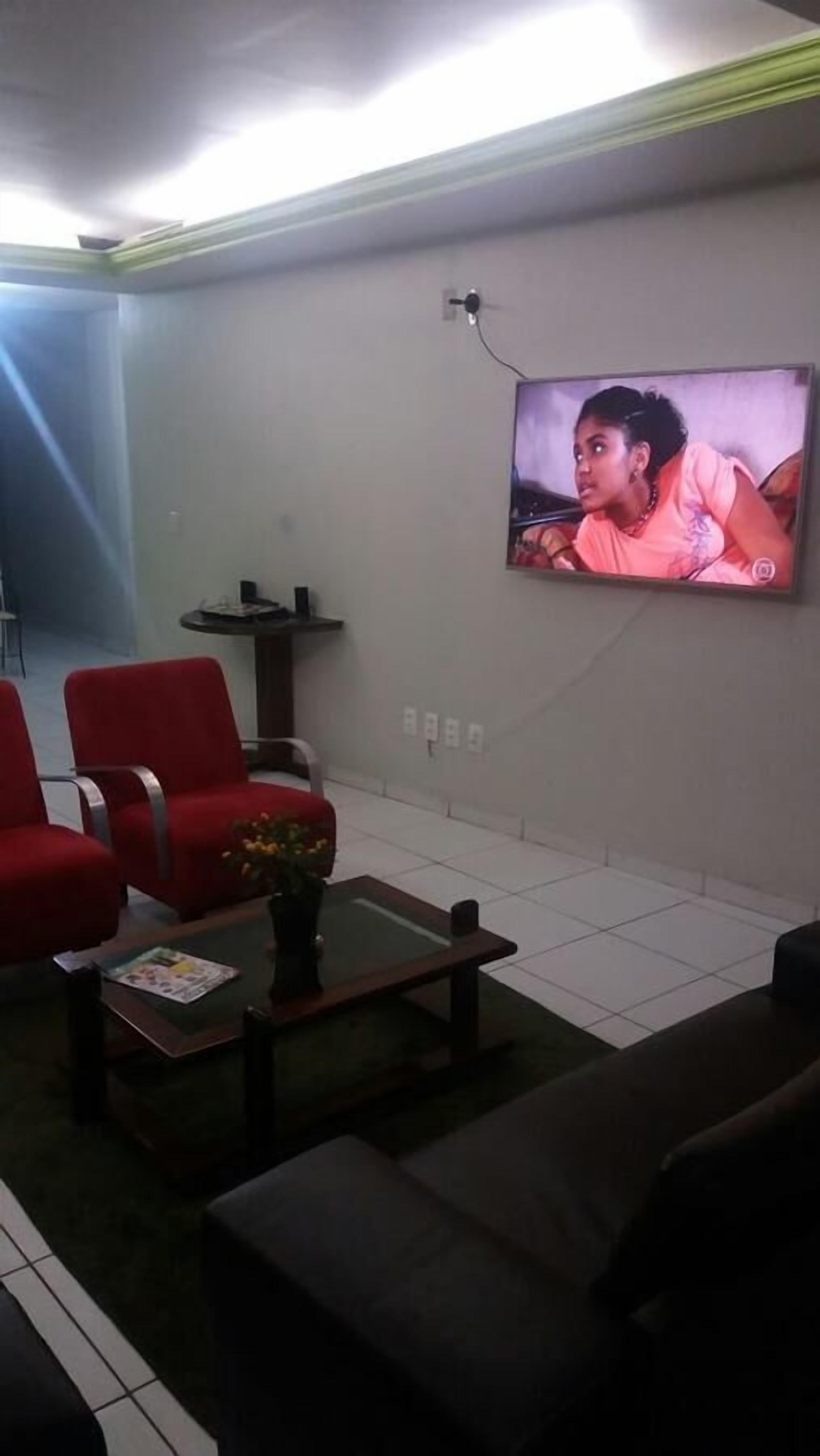 Área de estar no saguão