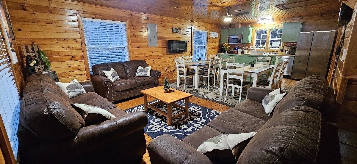 Smart TV, fireplace, video games, table football