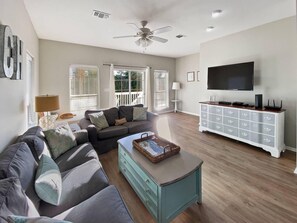 Townhome, 4 Bedrooms | Living room | TV