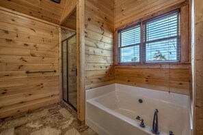Bathtub, hair dryer, towels