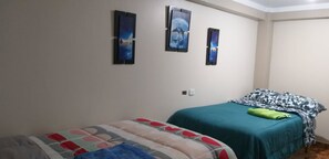 Wifi gratis y ropa de cama