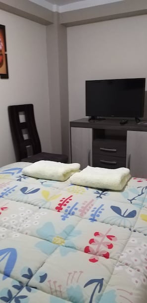 Wifi gratis y ropa de cama 