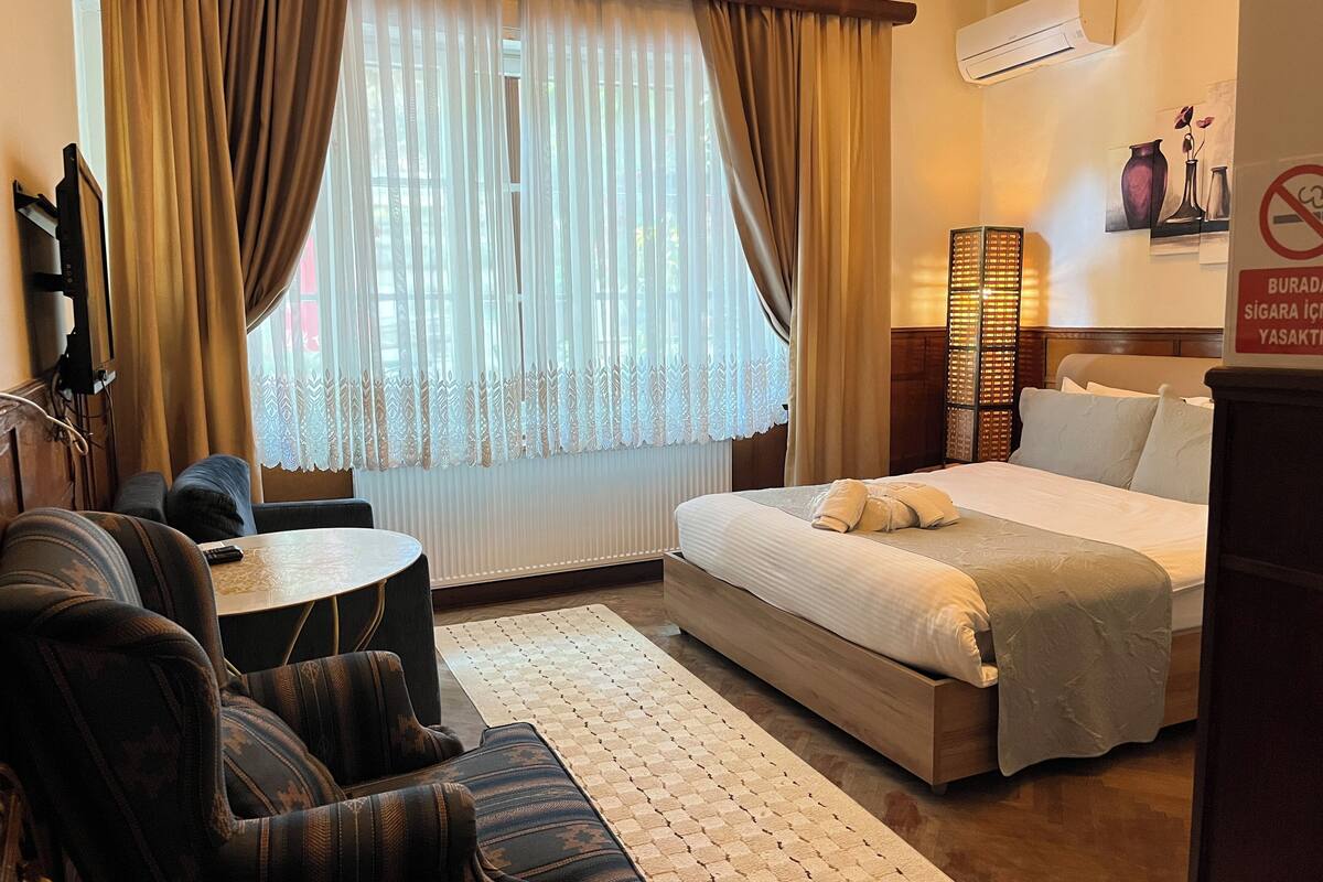 Giris Kat Standart Oda | 1 chambre, draps en coton égyptien, literie de qualité supérieure