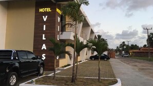Façana frontal de l'allotjament
