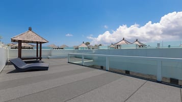 Vila, 1 quarto, piscina particular | Terraço/pátio