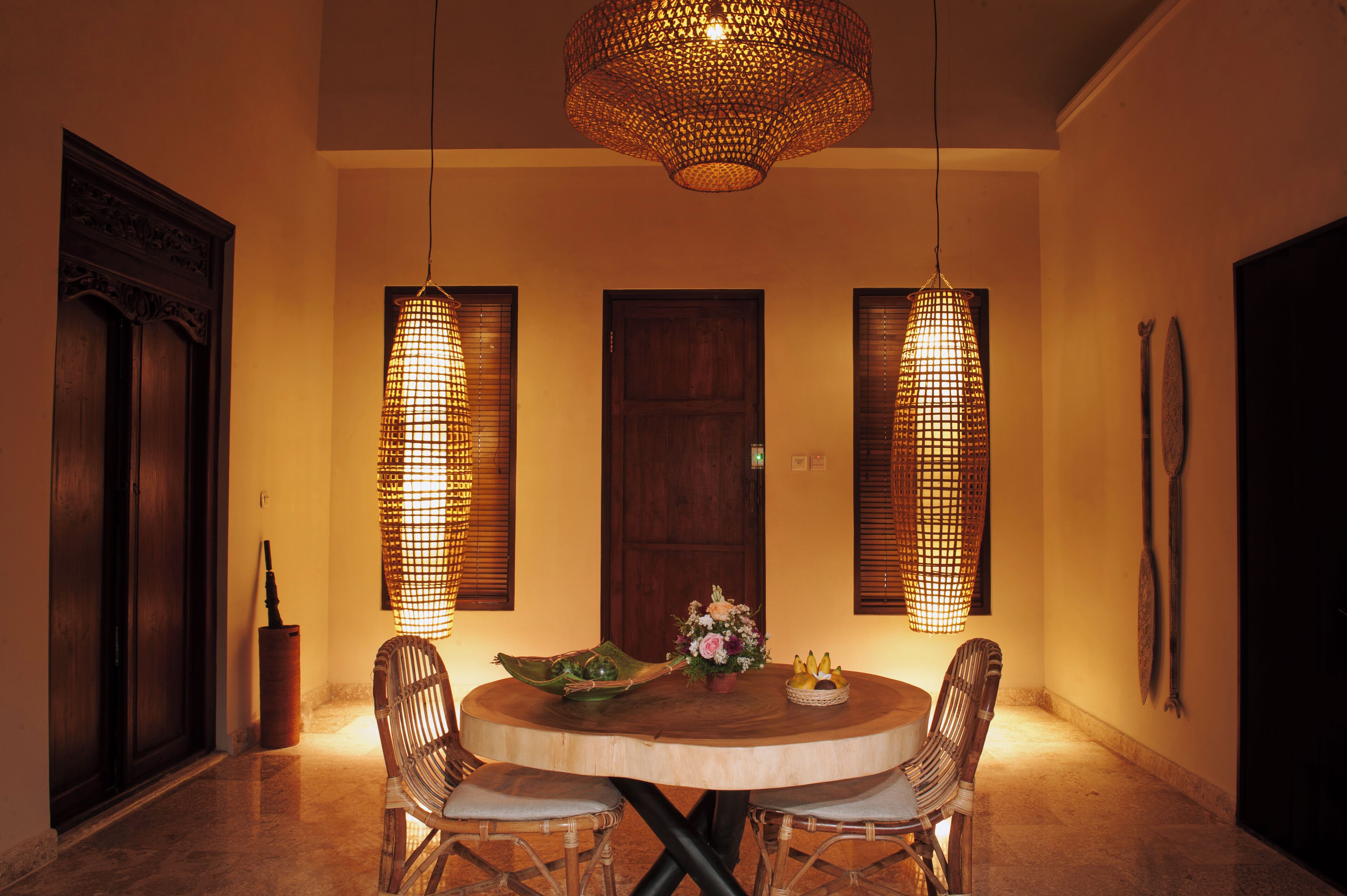 Villa - 1 soveværelse - privat pool - have-område | Spisning på værelset