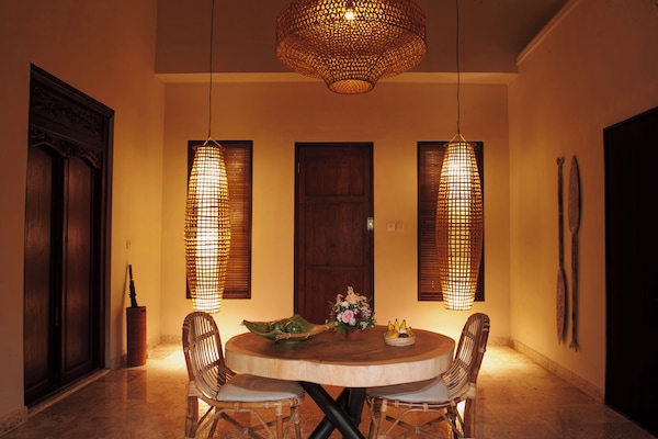 Villa, 1 Bedroom, Private Pool, Garden Area | In-room dining
