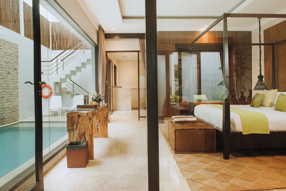 1 habitación, minibar, caja de seguridad en la habitación y escritorio