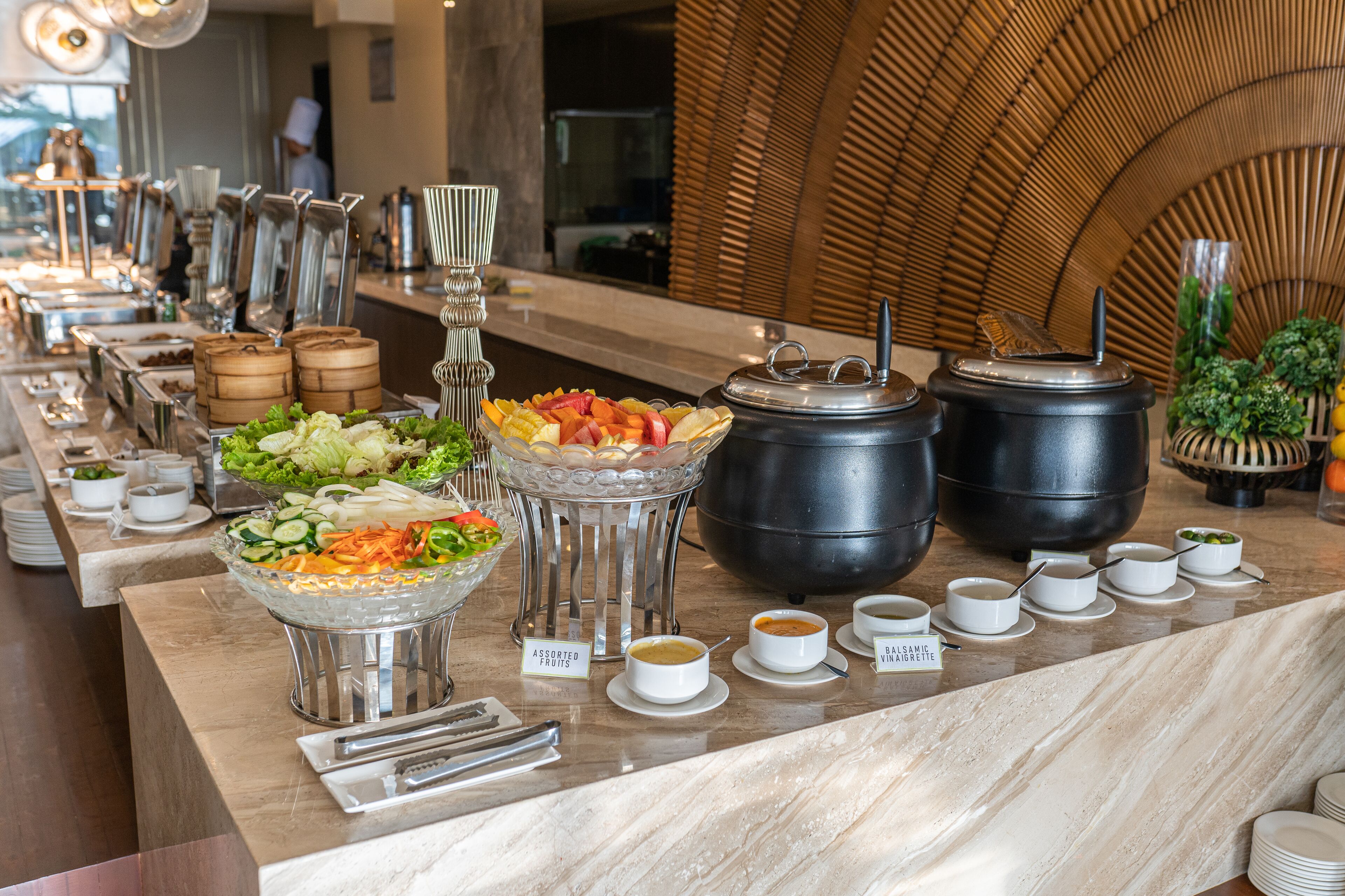 Café da manhã com buffet todos os dias (PHP 660 por pessoa) 