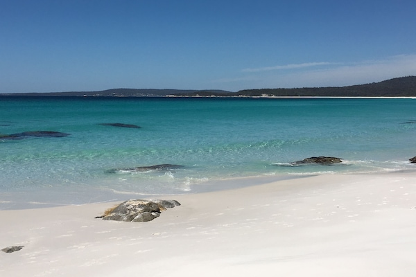 Una spiaggia nelle vicinanze, pesca