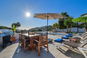 Outdoor dining - Villa in Moraira, Costa Blanca, Spain  with private pool for 6 persons (Moraira)