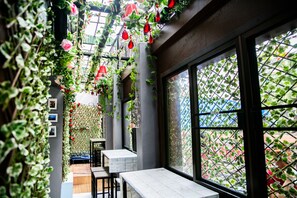 Sitteområde i lobbyen