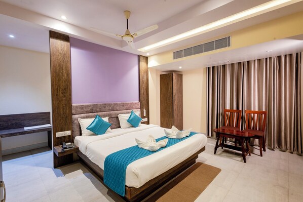 Deluxe AC Room | Individually furnished, desk, blackout curtains, soundproofing