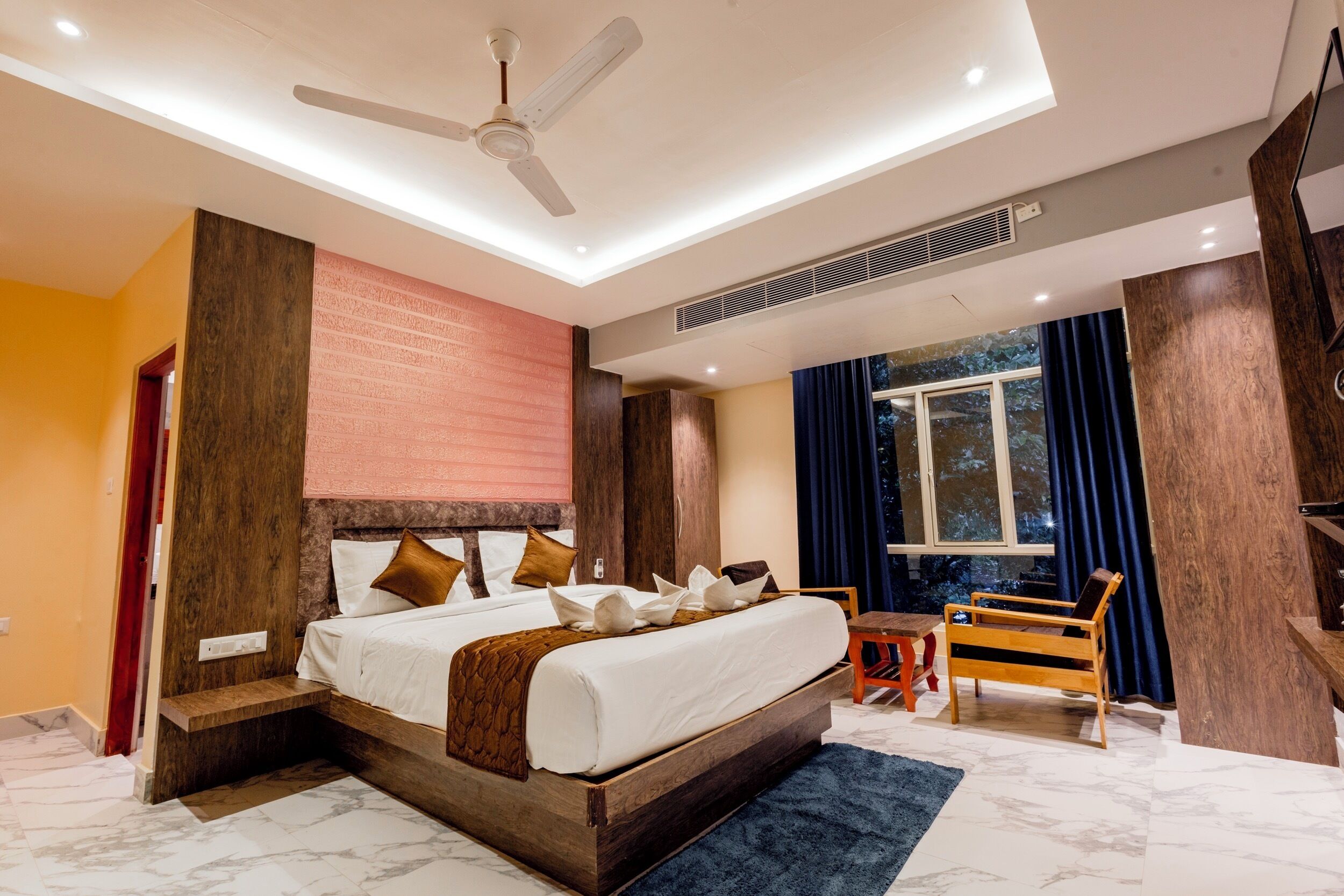 Super Deluxe AC room | Individually furnished, desk, blackout drapes, soundproofing