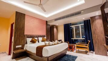 Super Deluxe AC room | Individually furnished, desk, blackout drapes, soundproofing