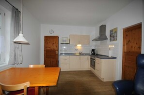 Fridge, microwave, oven, highchair