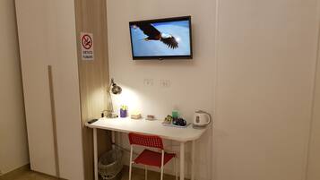 Doppel- oder Zweibettzimmer (Lilla) | Zimmerausstattung