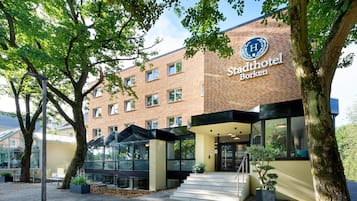 A szálláshely homlokzata