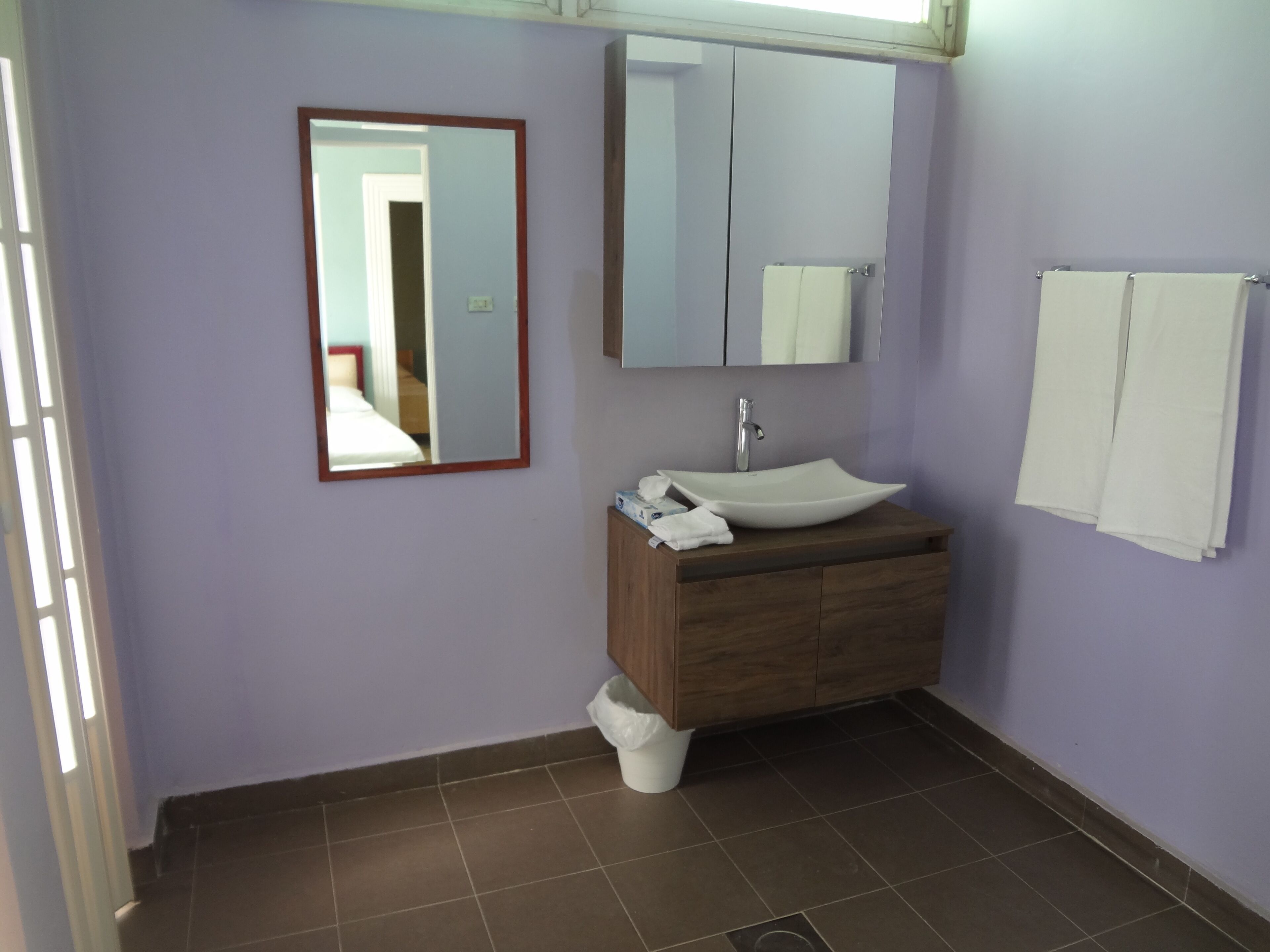 Towels, soap, toilet paper