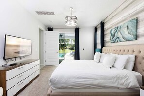 8 slaapkamers, een strijkplank/strijkijzer, wifi, beddengoed