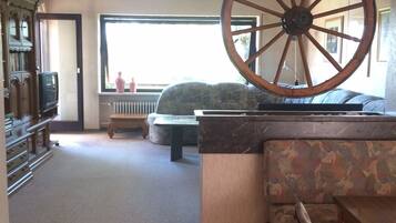 Télévision, livres, médiathèque, chaîne hi-fi