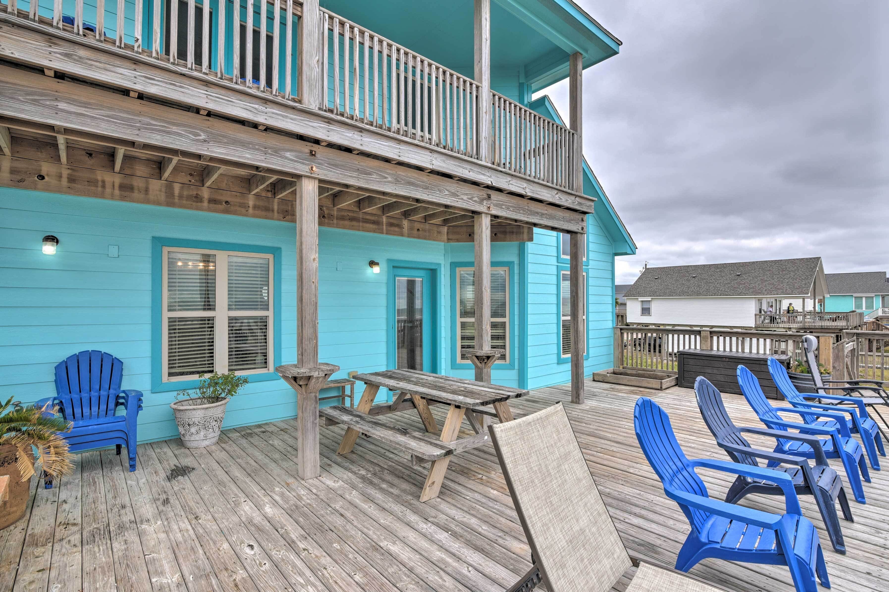 Oceanfront 'Sea Dreams Beach House' by Jetty Park!