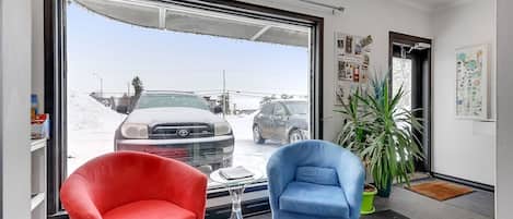 Sala de estar en el lobby