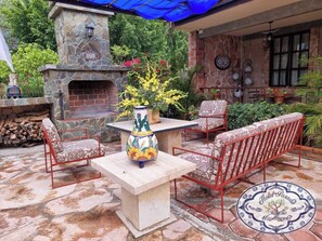 Terrace/patio - Hotel Posada Rancho Los Laureles (Zacapala)