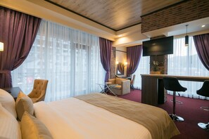 Luksus-studiosuite | Eget tekjøkken | Høy barnestol